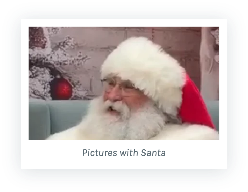 Pictures with Santa